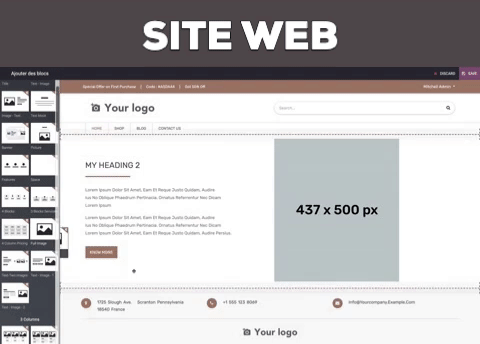 Odoo • Image et Texte