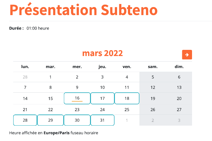 Une prise de rendez-vous simplifiée Prise de rendez-vous