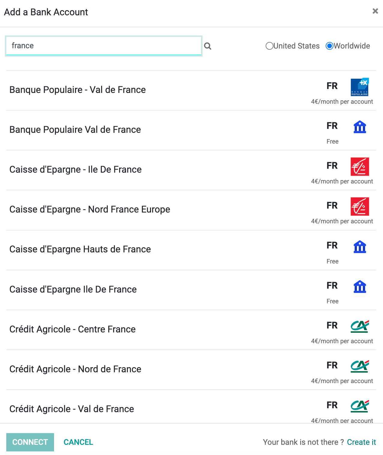 Synchronisez Odoo avec votre banque Synchronisation avec votre banque
