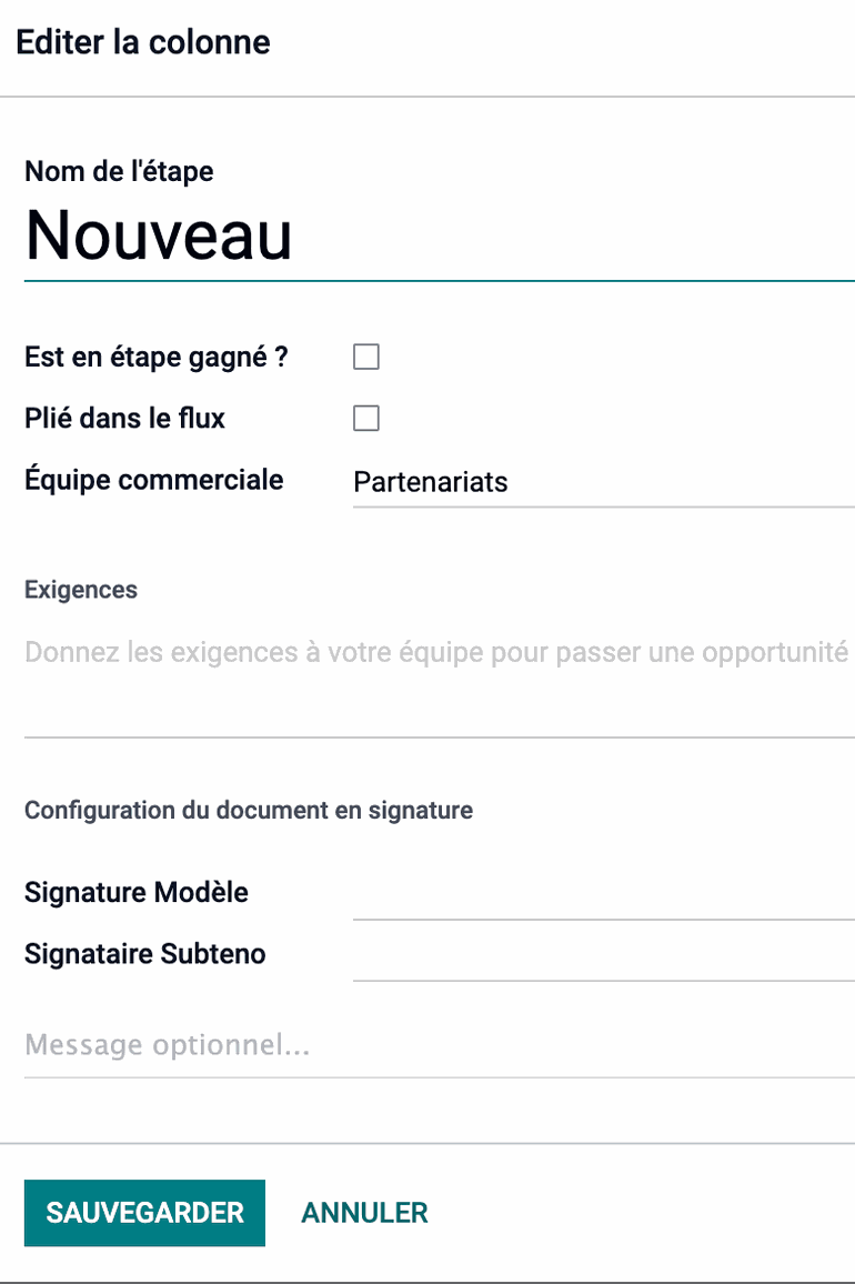 Modèle d'email avec Odoo