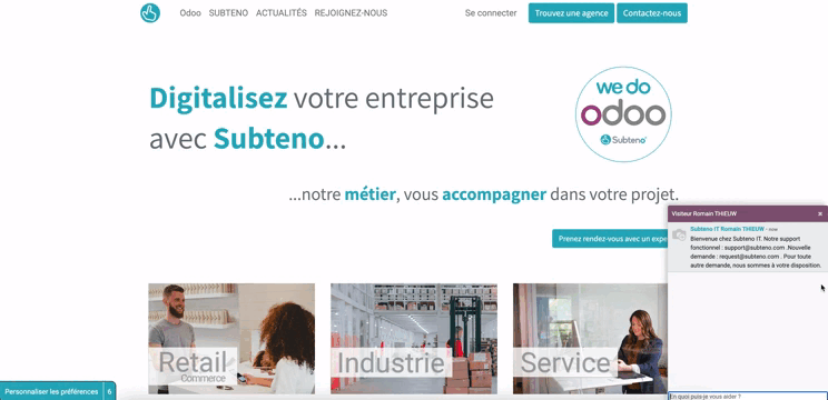 Application Live Chat Odoo Application Live Chat Odoo