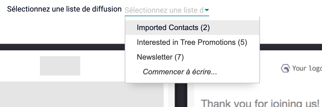 Liste de diffusion Liste de diffusion
