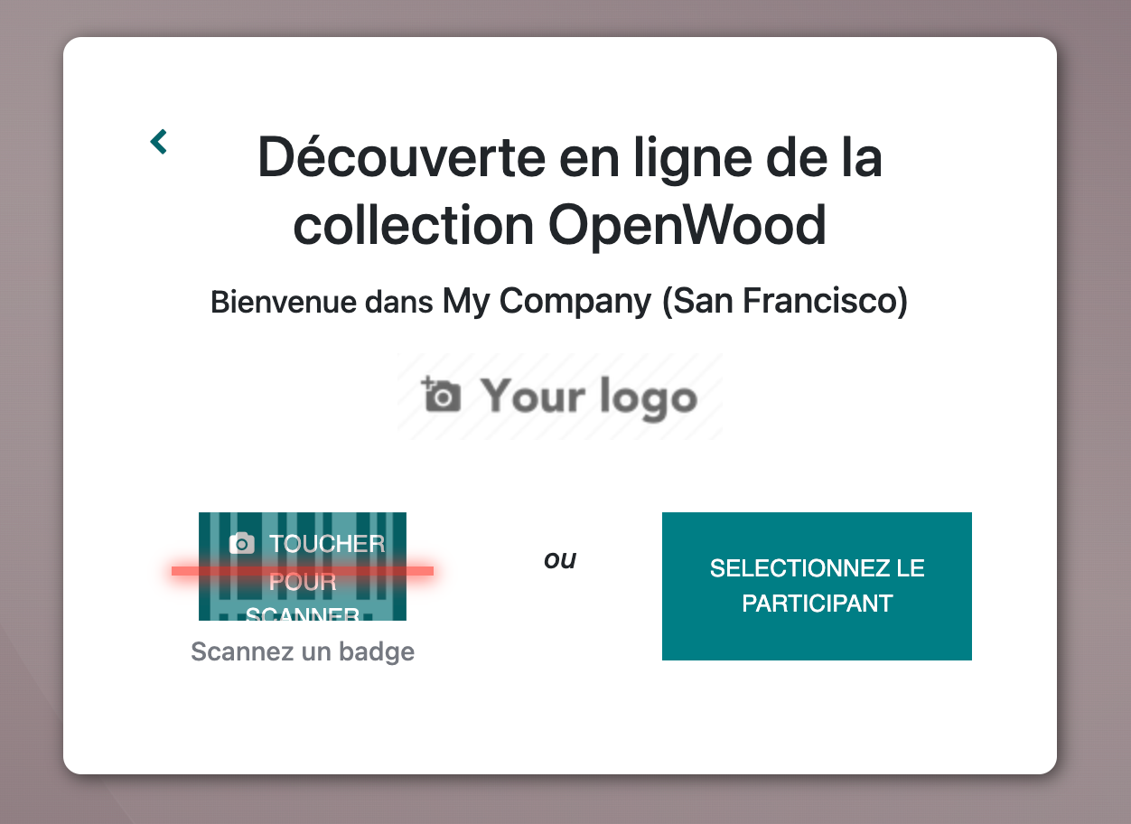 Scan de billet - Odoo Scan de billet - Odoo